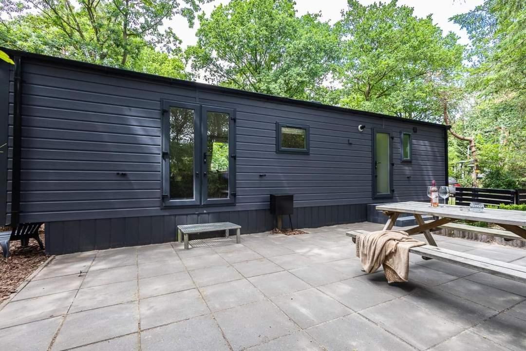 Prachtig Chalet In De Bossen Nunspeet Exterior foto